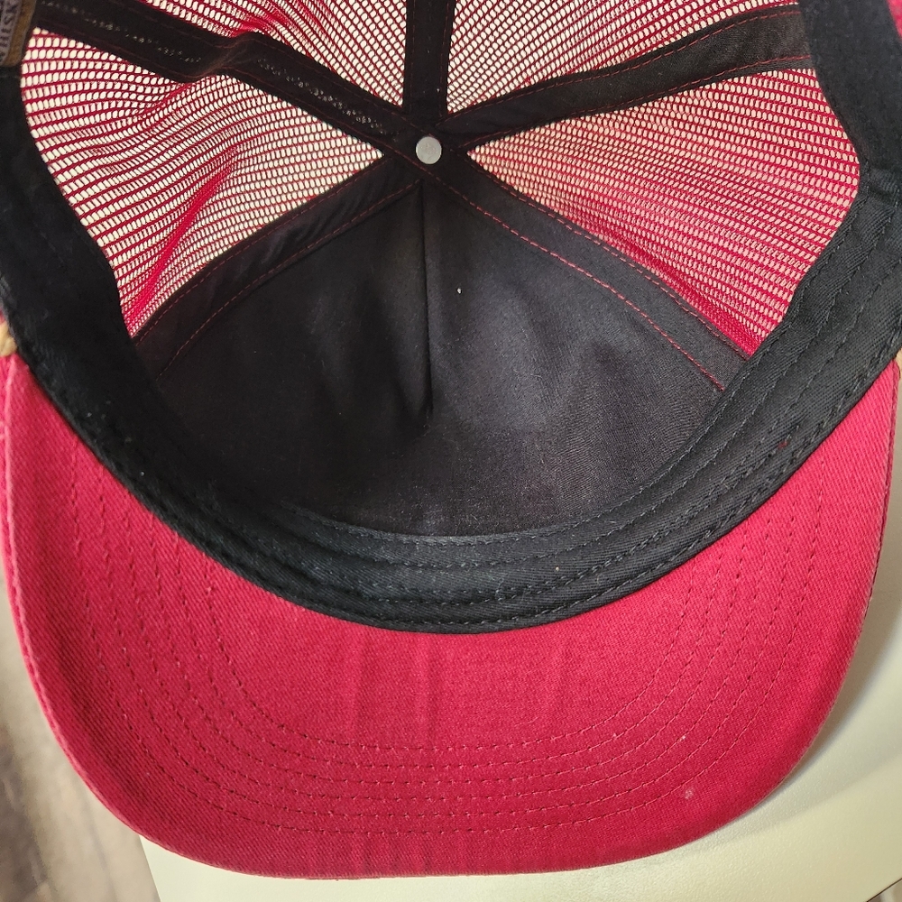 Whiskey Bent Hat Co. Red Cap - Picture 4 of 5